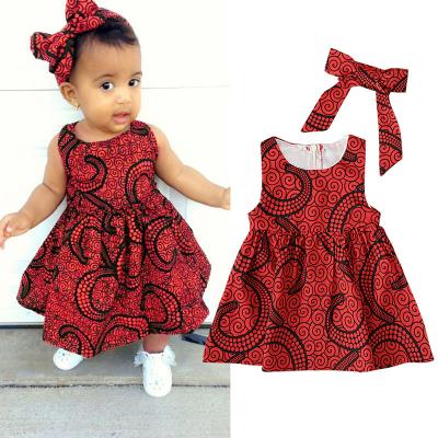 China Breathable Kids Boutique Clothing Sets Kids Dress Girls Summer African Sleeveless Clothes Sets Kids Fall Clothes 2020 for sale