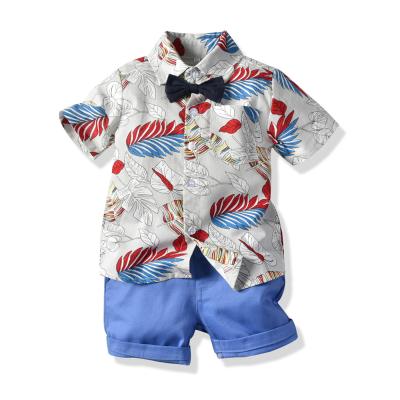 China Fashionable Kids Clothes Baby Boy Dress Clothes Breathable Boys Suits Baby Summer Clothes Boys Clothes for sale