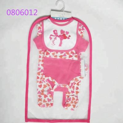 China 100% Cotton Baby Girl Clothing Sets Baby Gift Set 5pcs For 0 - 9 M Baby for sale