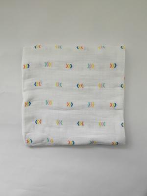 China Multi Pattern Baby Wrap Blanket , Exquisite Cotton Newborn Baby Swaddle Wrap for sale