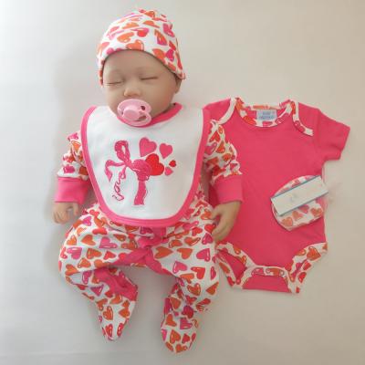 Cina L'abbigliamento irrestringibile della neonata mette il tipo tessuto colore rosa per 0 - 3 mesi di ragazze in vendita