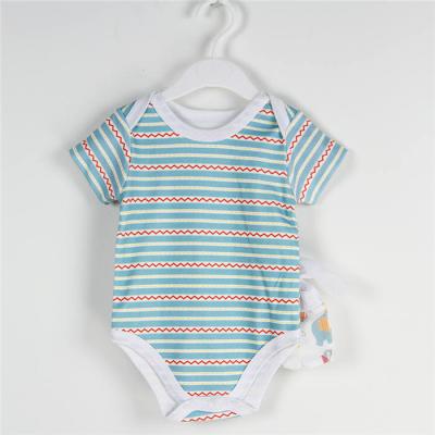 China Baby-Kleidungs-Ausstattungs-wickelt neugeborene Baby-Bodysuits für neugeborenes Spielanzug des kurzen Ärmels zu verkaufen