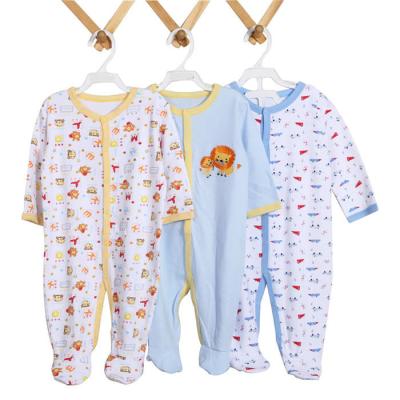 China Unisexspielanzug-neugeborener Baby-Bodysuit-Baumwollbaby-Blasen-Spielanzug-Säuglingsbaby-Spielanzug 100% zu verkaufen