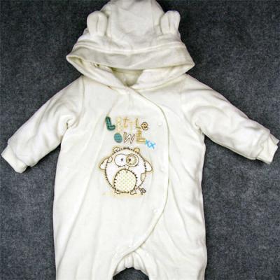 China Long Sleeve Baby Winter Snowsuit Spring / Autumn / Winter Footed Rompers for sale