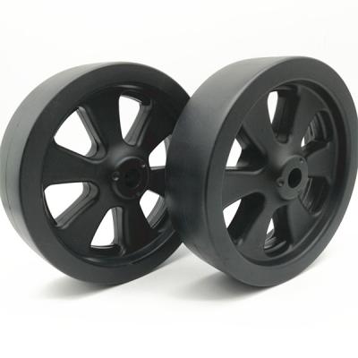 China Flat Free Custom Casters Plastic Casters Wheels Industrial Caster Wheels Heavy Duty for sale