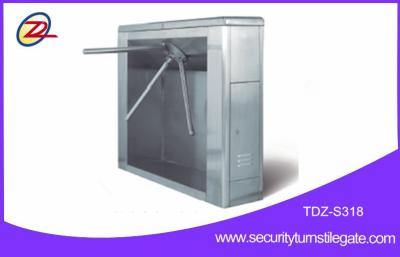 China Waist Height Esd Tripod Turnstile Gate / Stainless Steel Tripod Gate Barrier for sale