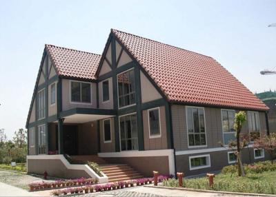 China Sustainability Light Steel Villa Prefabricated Homes Contury House Buildings for sale