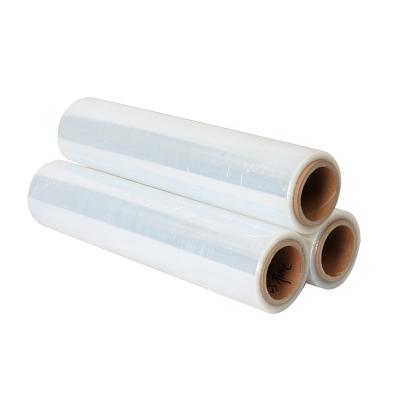 China Packaging Material Water Soluble Self Adhesive Plastic Stretch Wrap Film Rolls for sale