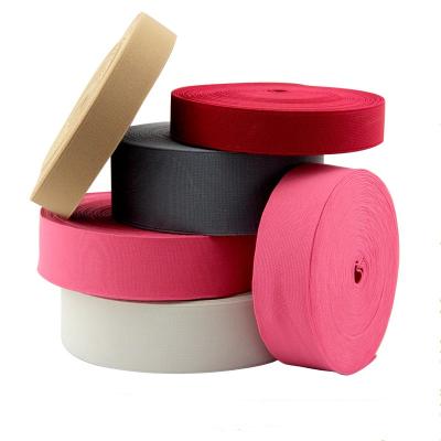 China Factory price viable wholesale polyester woven elastic band for clothes for sale