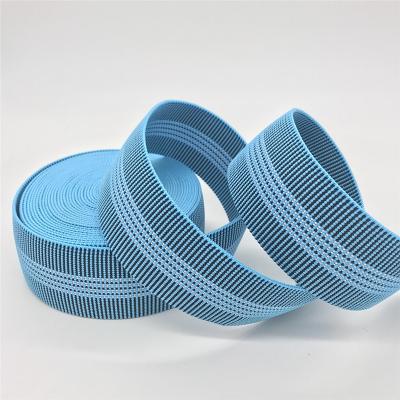 China Furniture Accessories Sustainable Elastic Upholstery Sofa Elastic Webbing Belt for sale