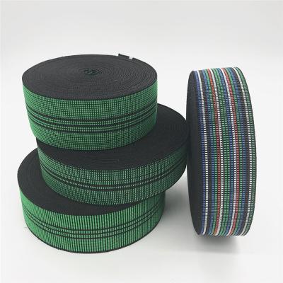 China High quality sofa upholstery elastic webbing workable for sofa chair furniture for sale