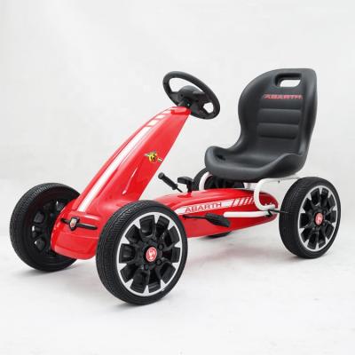 China Ride on Toy Licensed Abarth Kids Sports cars ride the pedal to go kart car prizes for sale