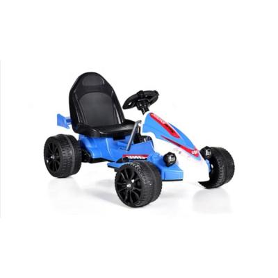 China Cheap LED Headlights Kids Electric Toys Pedal Go Kart Small Toy Car With Rubber Tires for sale