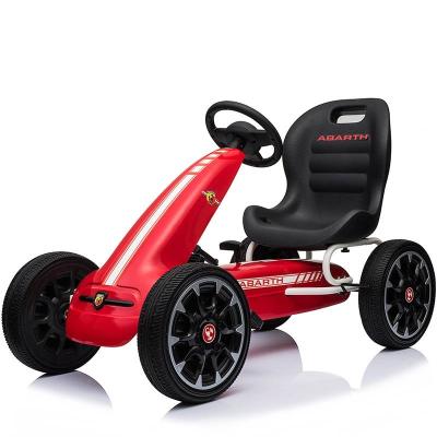 China Suspension Licensed Abarth Kids Sports Cars Kids Electric Car Go Kart for sale