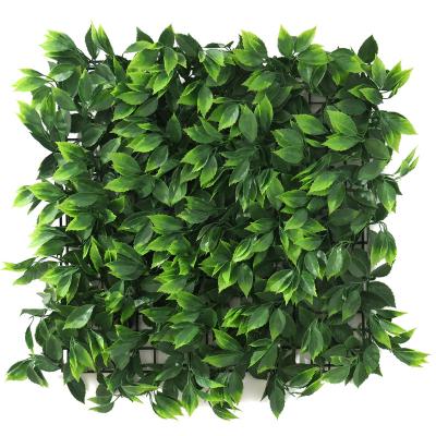 China Wall Decoration 50*50cm Home Garden Decorative DIY Wall Hanging Synthetic Grass Fence Foliage Green Wall Artificial Plants for Wall Decoration for sale