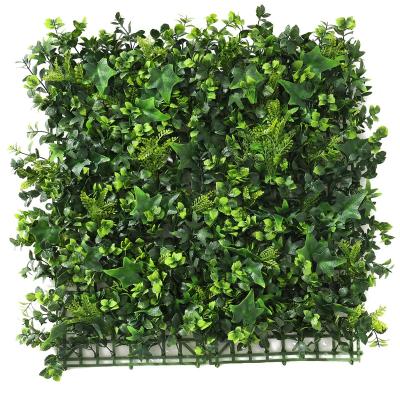 China Wall Decoration 50*50cm New Design Background Wall Artificial Plant Wall Suppliers Artificial Grass Wall Green Plant for sale