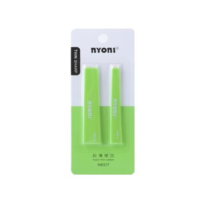 China Professional Drawing Eraser NYONI-N8517 Art Ultrathin Rubber Eraser For Desktop for sale