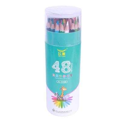 China FEIYAN-JL-5148 Fine Arts Color Natural Wooden Children Art Standard Color Pencil Set Custom Made for sale