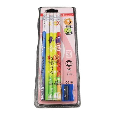 China Office & Wholesale High Quality School Pencil FEIYAN JL-8120 Natural Wood Standard Children HB Pencil Set for sale