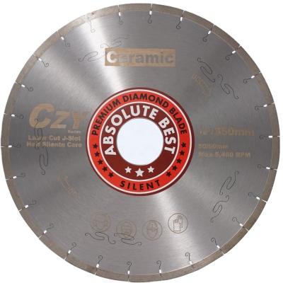 China . High Speed ​​Straight Smooth Edge 16in/400mm CZY J-slot Cutting Saw Blade For Ceramic for sale