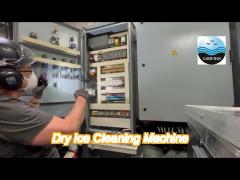 small gas-powered dry ice cleaning machine latest design low dry ice consumption