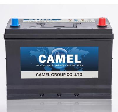 China Toys 48-750 camel brand vehicle starting lead acid battery 12V 77-96AH battery for starter with JIS certification for sale