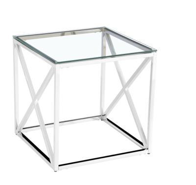 China Modern high quality hot sale living room furniture design modern tempered glass top coffee table for sale