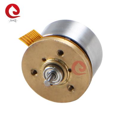 China 20mm Brushless Vlakke Motor12v 5W Hoge snelheid 5000rpm 0.008Nm Te koop