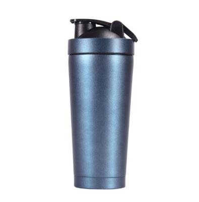 China Viable Proof Sublimation Stainless Steel Double Wall Shaker Bottle Straight Protein Shaker Mug for sale