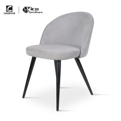 China China Factory Fabric Upholstered Armless Chair Upholstered Wooden Chairs Dining Room for sale