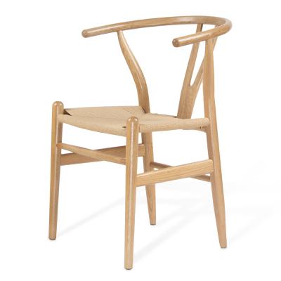 China Simple Natural Oak Solid Wood Wood Classic Dining Chair Carved Solid Wood Dining Chair for sale