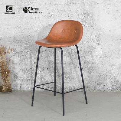 China Modern High Counter Leg Upholstered Chairs Sneak For The Kitchen for sale