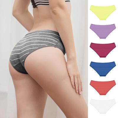 China Anti Bacteria Women Antibacterial High Quality Custom Lingerie Ladies Plus Size Xxxl Ribbing Panties 100% Cotton Underwear Knickers With Pouch for sale