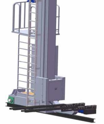 China Einzelne Mast-CEN Tray Automated Stacker Cranes For-Paletten ASRS MHS zu verkaufen