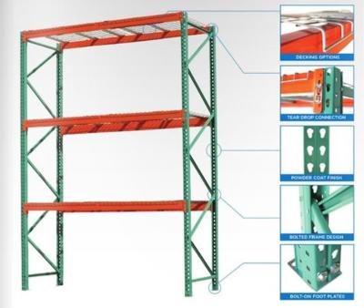 China ASRS die van de traanpallet Systeemmhs Veiligheid rekken lasten Vastgebout Te koop