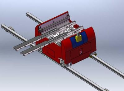 China 1000kg Fork Type RGV Rail Guided Vehicle ASRS MHS Custom Shuttle for sale