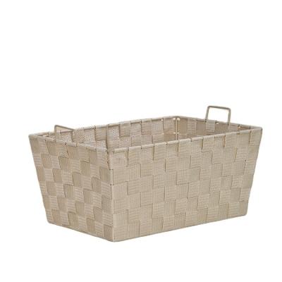 China Durable Waterproof Nylon Armor Storage Basket With Handles For Gift for sale