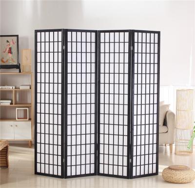 China Japan Traditional Style Folding Room Divider Dividers Wooden Room Divider Dividers for sale