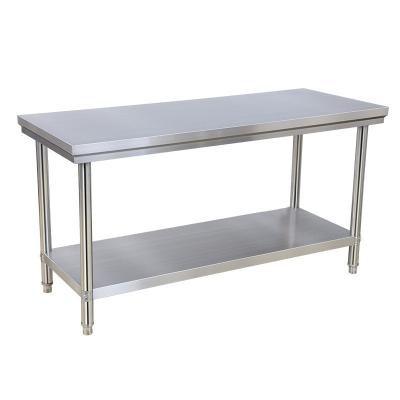 China Assembly 201 Stainless Steel Restaurant Work Bench / Customized Stainless Steel Kitchen Work Table for sale