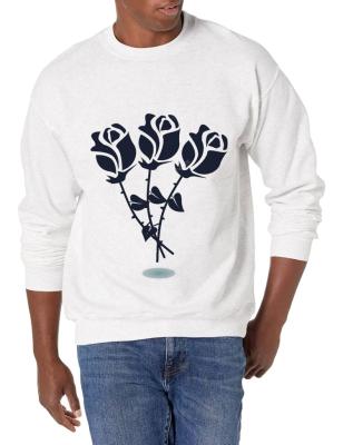 China Anti-wrinkle Autumn custom floral printing casual sport o-neck sweatshirt for men for sale