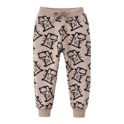 China 2023 Anti-wrinkle New Arrival Autumn Winter Boy Pants Animal Pattern Kid Sweatpants for sale