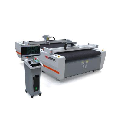 China High Precision 1600mm*2500mm Carbon Fiber Leather Fabric Multilayer Prepreg Knife Cutting Machine For Garment for sale