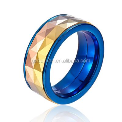 China Comfort Factory Wholesale 316L Ring Stainless Steel Ring Women Fit Gold Plated Ring for sale