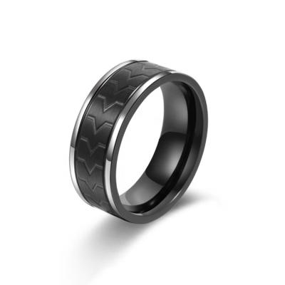 China Comfort Fitted Titanum Ring Stainless Steel Titanium Custom Fashion Sample for sale