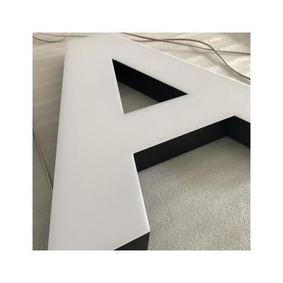 China For advertising hot sale advertisement, commercial, display light channel characters on stainless steel surface for sale