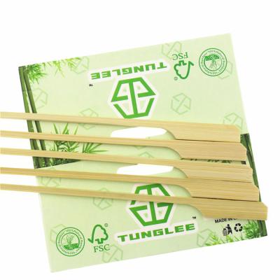 China 100% export bbq dish bbq kebab standard natural bamboo skewers easily cleaned and wooden for grill for sale