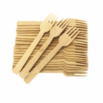 China Disposable Wholesale LOGO Disposable Bamboo Cutlery Kitchen Spoon Knife Set Fork Disposable Custom Cutlery for sale