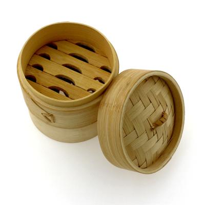 China 3 Tier Stored Basket Wooden Best Sell Premium Organic Gift Set Bamboo Steamer for sale