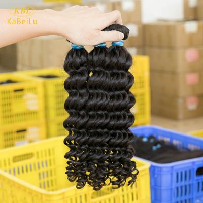 China Wholesale deep wave remy hair extension, black hair, brazilian hair grade 12a hair for sale