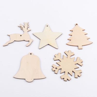 China Eco-friendly Wooden Creative Christmas Keychain for sale